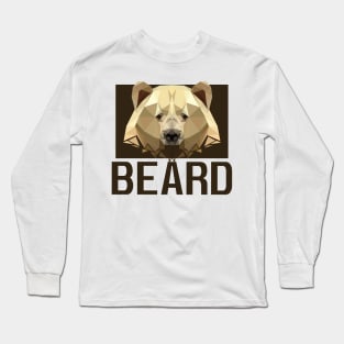 bear lowpoly art Long Sleeve T-Shirt